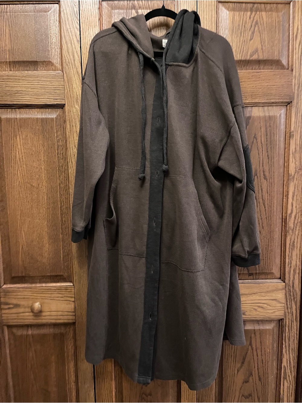 Free People Tomorrow’s Hooded Sweatshirt Cardigan